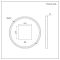 Wandspiegel 60cm Rond met LED-Verlichting Modern - Satijn Goud | Camila