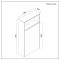 Stortbak Ombouw met Open Schap Donker Eiken 115cm - incl/excl. LED - Hoxton