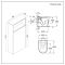 Staand Toilet met Stortbak en WC-Ombouw - Donker Eiken | Optie LED-Verlichting | Hoxton