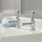 Hudson Reed Elizabeth - Wastafelkranen 2-Gats met Kruisgrepen Klassiek - Kies de Afwerking