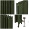 Gietijzeren Radiator met 2 Kolommen - Duck Green W55 van Farrow & Ball | 51cm Hoog  x  Kies de Breedte | Charlotte