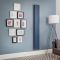 Design Radiator Elektrisch Verticaal - Blauw (Deep Sea Blue) | Keuze Afmeting en Opties voor Thermostaat, WiFi Verwarmingselement en Kabelafdekking | Revive