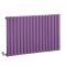 Design Radiator Elektrisch Horizontaal 63,5cm Hoog Paars (Lush Purple) | Keuze Afmeting en Opties voor Thermostaat en Kabelafdekking | Revive