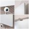 Designradiator Elektrisch Verticaal 180cm met Thermostatisch WiFi Verwarmingselement - Wit | Keuze Afmeting en Vaste Bedrading of met Stekker | Ria - ECOSO van Hudson Reed