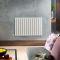 Elektrische Design Radiator Horizontaal Wit | 63,5cm Hoog - Keuze Breedte | Keuze WiFi-Thermostaat | Vaste Bedrading of met Stekker | Delta - ECOSO van Hudson Reed