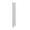 Elektrische Design Radiator Verticaal Wit | 23,6cm Breed - Keuze Hoogte | Keuze WiFi-Thermostaat | Vaste Bedrading of met Stekker | Revive - ECOSO van Hudson Reed