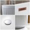 Vrijstaand bad 170cm x 80cm met Twee Rugleuningen Modern Geribbeld | Keuze Afwerking Overloop | Florence