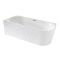 Hoekbad 170cm x 80cm Modern Geribbeld | Keuze Linker of Rechter Uitvoering | Keuze Afwerking Overloop | Florence