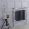 Elektrische Handdoekradiator Klassiek Antraciet H.93cm Incl. Standaard Verwarmingselement | Keuze Afmeting | Elizabeth