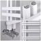 Handdoekradiator Modern Aluminium - Wit | Keuze Afmeting en Kleur | Tika