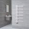 Handdoekradiator Modern Aluminium - Wit | Keuze Afmeting en Kleur | Tika