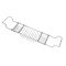 Badrek Klassiek Chromen 18cm x 70,5cm-84,5cm | Elizabeth