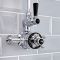 Hudson Reed Elizabeth - Douchekraan Thermostatisch Opbouw 1-Weg  Klassiek - Chroom en Zwart