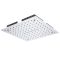Douchekop Plafond met Waterval 40 x 40cm Chroom | Kubix