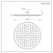 Douchekop Rond 30cm Geborsteld Messing | Clarus