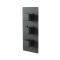 Douchesysteem Thermostatisch Zwart met 2-Weg Douchekraan, 40cm Vierkante Plafond Douchekop en Handdouche | Preto