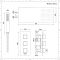 Doucheset - 2-Weg Thermostatische Douchekraan, Dunne Douchekop, Handdouche met Glijstang Chroom | Kubix