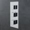 Doucheset - 2-Weg Thermostatische Douchekraan, Dunne Douchekop, Handdouche met Glijstang Chroom | Kubix