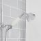 Hudson Reed Elizabeth - Douchekolom Klassiek 3-Weg Thermostatische Opbouw Douchekraan, Douchekop, Handdouche, Muurbaduitloop Chroom en Wit