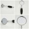 Hudson Reed Elizabeth - Douchekolom Klassiek 3-Weg Thermostatische Opbouw Douchekraan, Douchekop, Handdouche en Baduitloop Chroom en Zwart