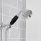 Hudson Reed Elizabeth - Douchekolom Klassiek Opbouw 2-Greeps 2-Weg Thermostatisch Douchekop 19cm Rond Handdouche Chroom en Zwart