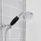 Hudson Reed Elizabeth - Douchekolom Klassiek Opbouw 2-Greeps 2-Weg Thermostatisch Douchekop 19cm Rond Handdouche Chroom en Zwart