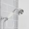 Hudson Reed Elizabeth - Douchekolom Klassiek Opbouw 2-Weg Thermostatisch met 19cm Ronde Douchekop en Handdouche Chroom en Wit