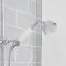 Hudson Reed Elizabeth - Douchekolom Klassiek Opbouw 2-Weg Thermostatisch met 19cm Ronde Douchekop en Handdouche Chroom en Wit