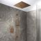 Douchekraan Thermostatisch 2-Weg met Inbouw Plafond Douchekop en Handdouche met Glijstang Modern | Keuze Afwerking | Otto