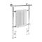 Handdoekradiator Dual Fuel / Hybride Klassiek Wit  met Overhangend Handdoekrek 62 x 93cm  Optionele Wifi Thermostaat en Kabelafdekking | Elizabeth