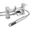 Wastafelmengkraan en Badmengkraan met Handdouche Watervaluitloop Chroom | Razor