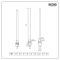 Elektrische Handdoekradiator Klassiek 96,6cm x 67,3cm - Chroom | Countess
