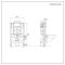 Hangend Toilet Modern Wit met Kort Muurframe | Keuze Bedieningsplaat | Sandford