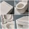 Hangend Toilet Modern Wit met Kort Muurframe | Keuze Bedieningsplaat | Belstone
