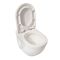 Hangend Toilet Modern Wit met Kort Muurframe | Keuze Bedieningsplaat | Belstone