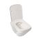 Hangend Toilet Randloos Modern Wit met Kort Muurframe | Keuze Bedieningsplaat | Exton