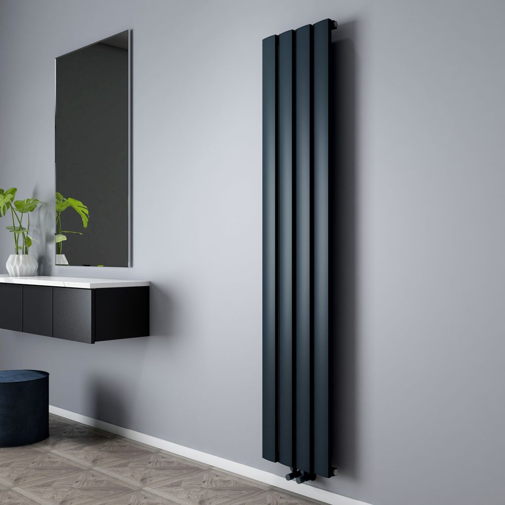 Design Radiator Verticaal Aluminium 180cm | Keuze Afmeting en Afwerking | Aris