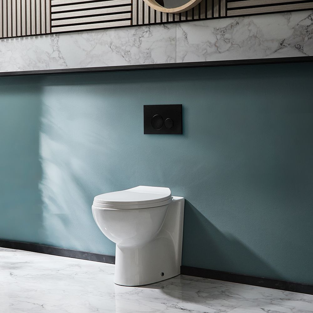 Toilet Staand Keramisch Inclusief Soft-close WC-Bril Wit| Select