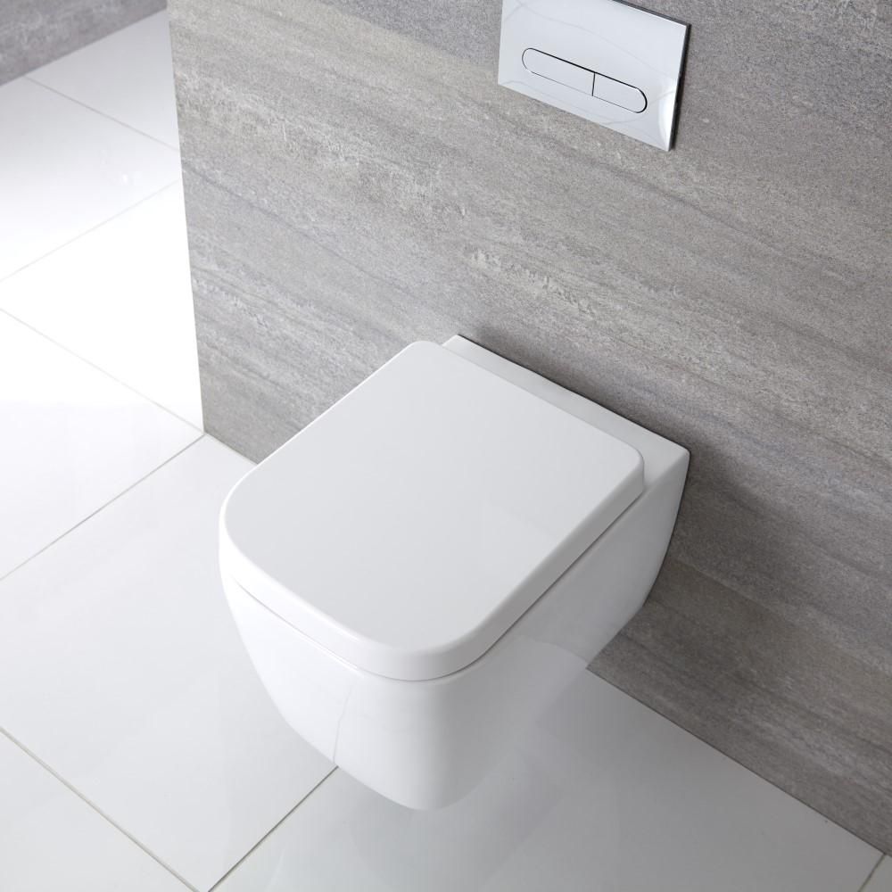 Longton Duroplast Zachtsluitende Toiletbril Easy Fix & Bovenaansluiting