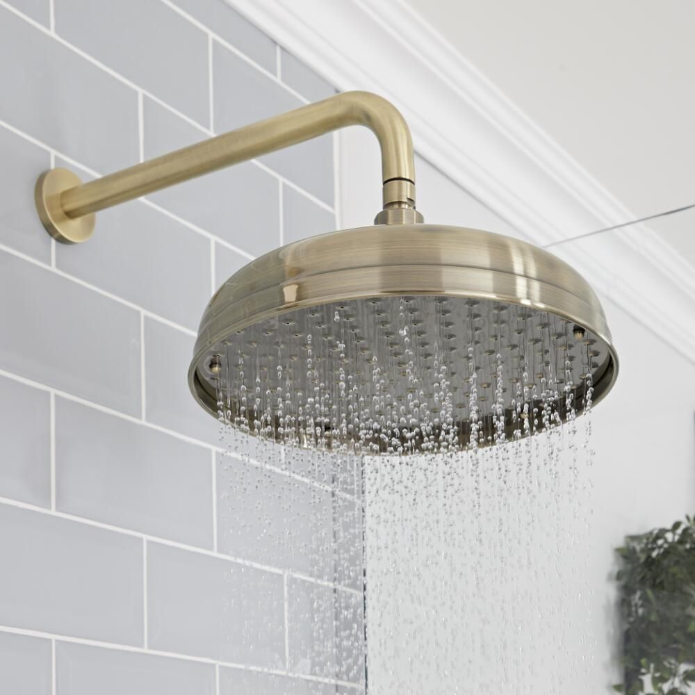 Douchearm Muurbevestigd 34,2cm Geborsteld Goud | Elizabeth