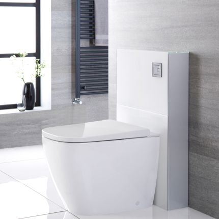 Staand Japans Toilet met Ombouw - Wit | Saru