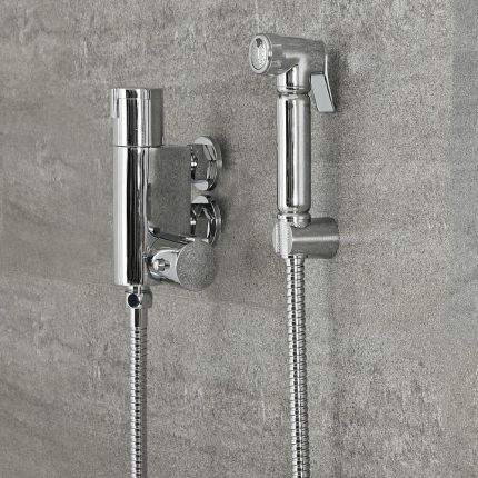 Bidet Sproeier Thermostatisch Modern Chromen | Como