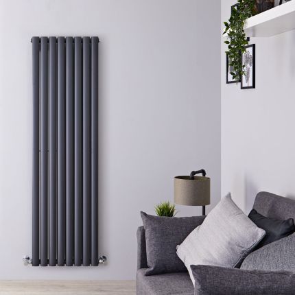 Design Radiatoren Verticaal Antraciet Verkrijgbaar in Verschillende Afmetingen | Revive