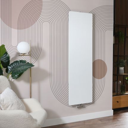 Designradiator Verticaal Vlak Paneel (Enkel Paneel) 180cm | Keuze Afmeting en Afwerking | Ria