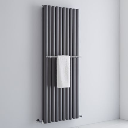 Handdoekrek voor Revive Verticale Design Radiatoren - Chroom | Keuze Afmeting
