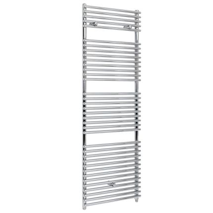Elektrische Handdoekradiator - Chroom | Keuze Afmeting en Verwarmingselement | Optionele Kabelafdekking | Arno - ECOSO  van Hudson Reed