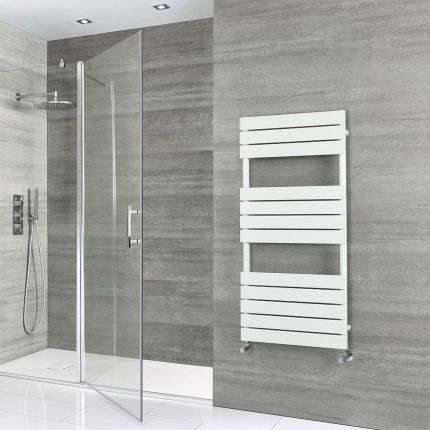Design Handdoekradiator met Vlakke Panelen | Keuze Afmeting en Kleur | Lustro