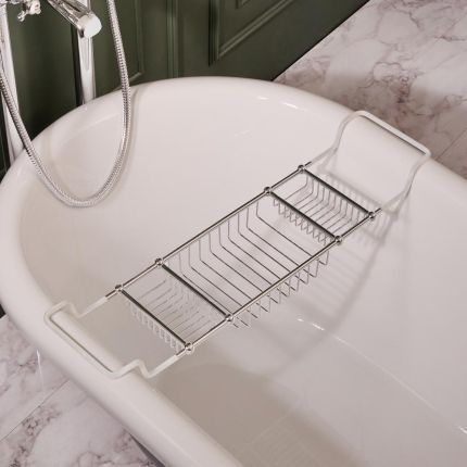 Badrek Klassiek Chromen 18cm x 70,5cm-84,5cm | Elizabeth