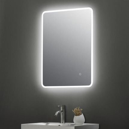 Spiegel 50cm x 70cm met Spiegelverwarming en LED Omgevingslicht 27W