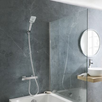 Thermostatische Douchekraan met handdouche Modern | Keuze Afwerking | Rune